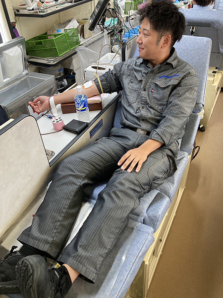 2023年　献血　㈱渋沢