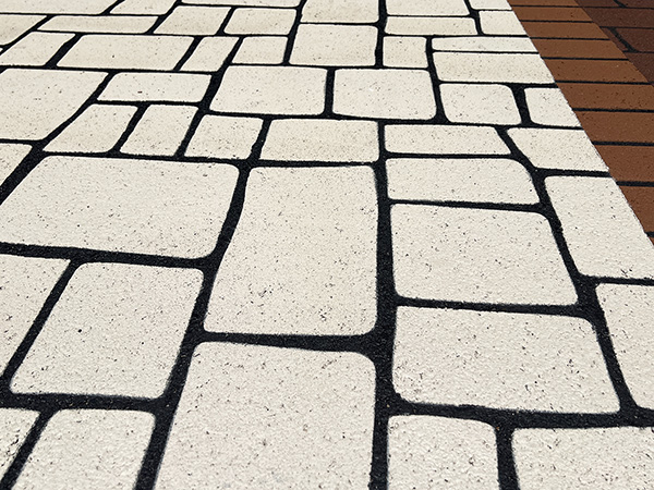 アレンジアスファルト 石タイル風