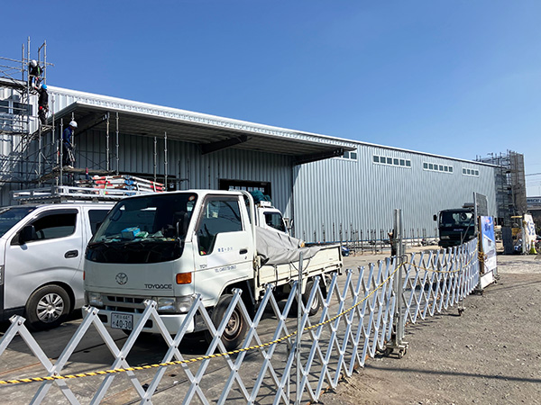 蓮田市_物流倉庫_eastforce_設計施工_株式会社渋沢_外観