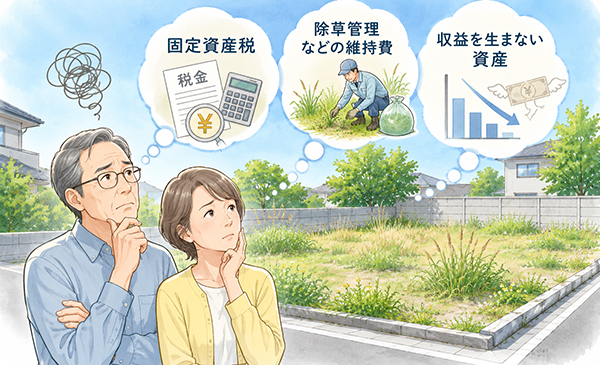 遊休地　収益生まない・手間かかる